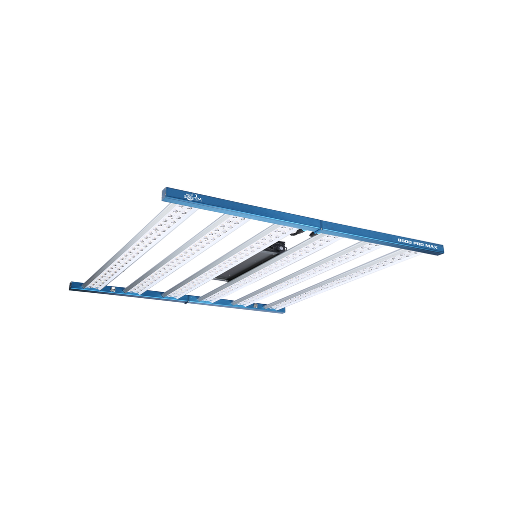 HortiSpectra B600 PRO MAX | Professionelle 600W LED Grow Lampe | Vollspektrum | Bis zu 720W Systemleistung | 3,15 µmol/J | VEG & BLOOM